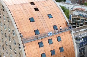 Swing Stages on the Roof
